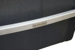 OUTFLEXX Set, Schwarz, Edelstahl/Teak, Tisch 180/240 X 100 Cm, 6 Stapelstühle Gepolstert -Garden Ease Wohnen Verkaufe 10 14137.jpg