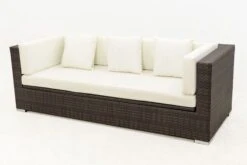 OUTFLEXX 3-Sitzer Sofa, Braun Marmoriert, Polyrattan, 210 X 85 X 70 Cm, Wasserfeste Kissenbox -Garden Ease Wohnen Verkaufe 10 15734 1 BOX.jpg