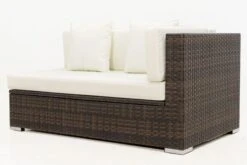 OUTFLEXX 2-Sitzer Ecksofa, Braun Marmoriert, Polyrattan, 145 X 85 X 70 Cm, Wasserfeste Kissenbox, Armlehne Li. -Garden Ease Wohnen Verkaufe 10 15734 3 BOX.jpg