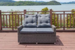 OUTFLEXX Dining 2-Sitzer Sofa, Grau, Polyrattan, 148 X 83 X 110 Cm, Stufenlos Verstellbar -Garden Ease Wohnen Verkaufe 10 18912.jpg