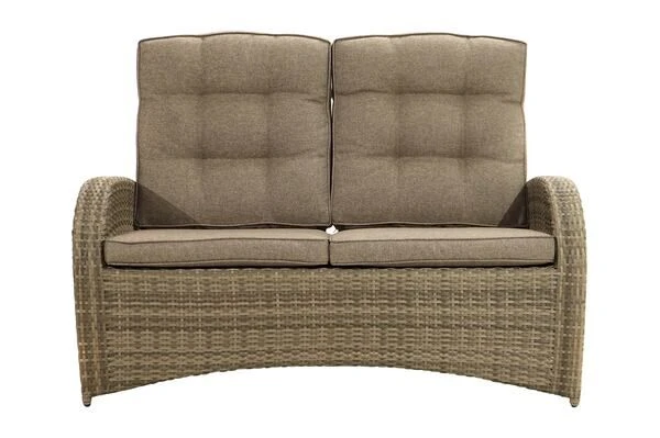 Ploß Rabida Comfort Dining / Lounge 2-Sitzer Sofa, Champagner-meliert, Polyrattan, 148x85x112 Cm, Verstellbar 10 Ploß Rabida Comfort Dining / Lounge 2-Sitzer Sofa, Champagner-meliert, Polyrattan, 148x85x112 Cm, Verstellbar – Bild 10