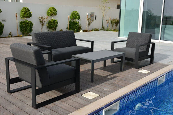 OUTFLEXX 2-Sitzer Sofa, Sooty, Sunbrella/Alu 10 OUTFLEXX 2-Sitzer Sofa, Sooty, Sunbrella/Alu – Bild 10