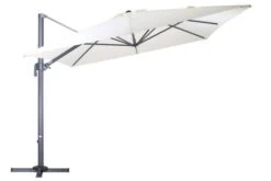 OUTFLEXX Ampelschirm, Anthrazit/creme, Pulverbesch. Aluminium, 400x300cm, Inkl. Plattenständer -Garden Ease Wohnen Verkaufe 11 18347.jpg