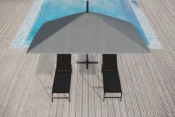 OUTFLEXX Ampelschirm, Anthrazit/grau, Alu/Polyester, 350x350cm, Inkl. Plattenständer -Garden Ease Wohnen Verkaufe 11 20363.jpg