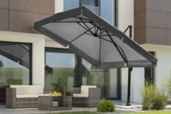 Schneider® SCHNEIDER Rhodos Ampelschirm, Anthrazit, Quadratisch, 300 X 300 Cm -Garden Ease Wohnen Verkaufe 11 2652 5.jpg.jpg