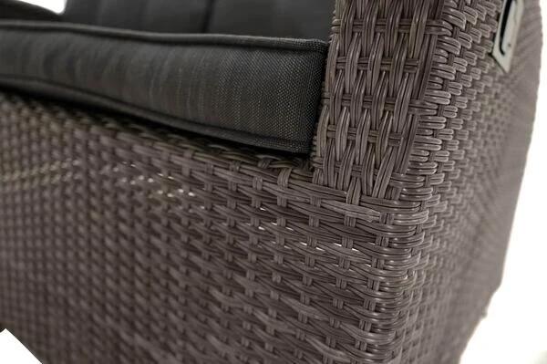 Ploß Rocking Comfort Dining / Lounge 2-Sitzer Sofa, Grau/braun-meliert, Polyrattan, 148x85x112 Cm, Verstellbar 12 Ploß Rocking Comfort Dining / Lounge 2-Sitzer Sofa, Grau/braun-meliert, Polyrattan, 148x85x112 Cm, Verstellbar – Bild 12