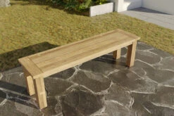 OUTFLEXX Sitzbank, Natur, Recyceltes SLVK-Teakholz, 150 X 40 X 45 Cm -Garden Ease Wohnen Verkaufe 13424 2 5.jpg