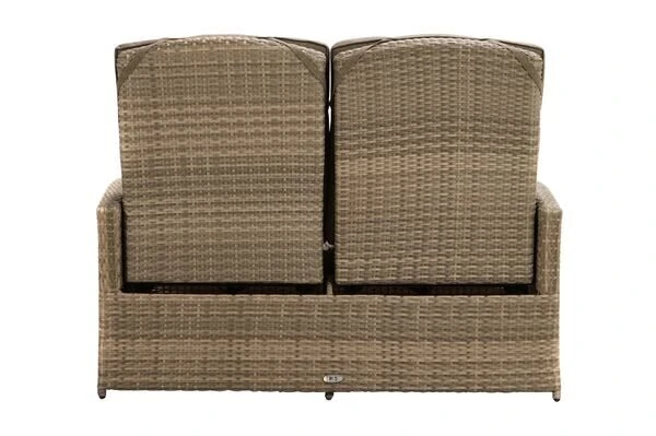 Ploß Rabida Comfort Dining / Lounge 2-Sitzer Sofa, Champagner-meliert, Polyrattan, 148x85x112 Cm, Verstellbar 13 Ploß Rabida Comfort Dining / Lounge 2-Sitzer Sofa, Champagner-meliert, Polyrattan, 148x85x112 Cm, Verstellbar – Bild 13