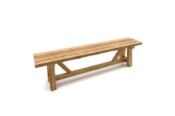 OUTFLEXX Gartenbank XXL, Natur, Recyceltes FSC®-Teakholz, 220x40cm, Rustikal Gebürstet -Garden Ease Wohnen Verkaufe 15865 3.jpg