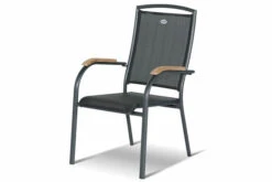 HARTMAN Yasmani/Raffaelo Esstischgruppe, Xerix, Alu/Teakholz, 240x100cm, 6 Stapel-, 2 Multipositionssessel -Garden Ease Wohnen Verkaufe 19054 4.jpg