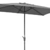 Schneider® SCHNEIDER Tunis Mittelstockschirm, Anthrazit, Rechteckig, 270 X 150 Cm
