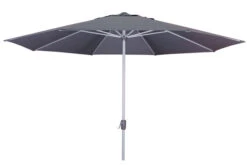 DOPPLER Active Mittelstockschirm, Anthrazit, Aluminium/Textil, Ø 380 Cm, Mit Kurbel