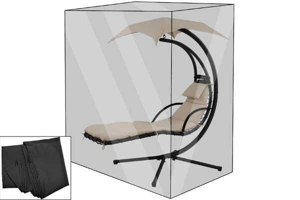 OUTFLEXX Premium Abdeckhaube Für Leco Schwingliege, Schwarz, Wasserbeständig, 187 X 82 X 212 Cm 1 OUTFLEXX Premium Abdeckhaube Für Leco Schwingliege, Schwarz, Wasserbeständig, 187 X 82 X 212 Cm