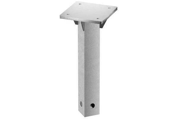 Schneider® SCHNEIDER Universal-Bodenplatte Für Rhodos Eco Serie, Silbergrau, Stahl Verzinkt, 16 X 16 X 40 Cm 1 Schneider® SCHNEIDER Universal-Bodenplatte Für Rhodos Eco Serie, Silbergrau, Stahl Verzinkt, 16 X 16 X 40 Cm