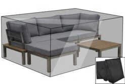OUTFLEXX Premium Abdeckhaube, Für Lounge, Z.B. 18296, Schwarz, 230 X 151 X 63 Cm, Wasserbeständig
