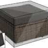 OUTFLEXX Premium Abdeckhaube, Für TheBox Hocker 18362-4, Schwarz, 73x73x43 Cm, Wasserbeständig
