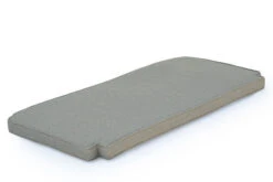 OUTFLEXX Bankauflage, Grau, Olefin, 110x50x5cm, Für Ontario Bank 18308, Waschbar