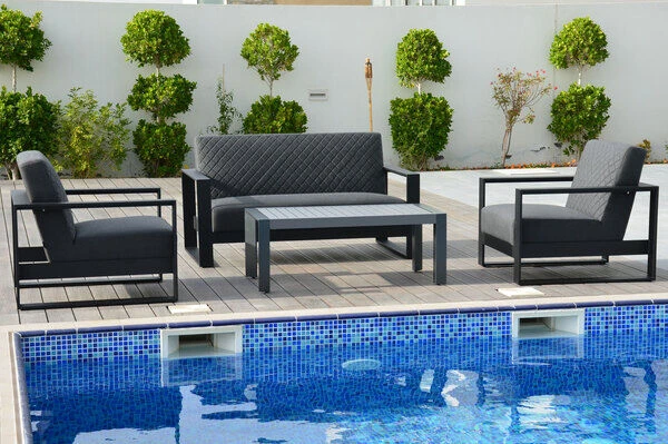 OUTFLEXX 2-Sitzer Sofa, Sooty, Sunbrella/Alu 1 OUTFLEXX 2-Sitzer Sofa, Sooty, Sunbrella/Alu