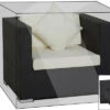 OUTFLEXX Premium Abdeckhaube Passend Z.B. Für TheBox Sessel, Schwarz, 92x87x68 Cm, Wasserbeständig