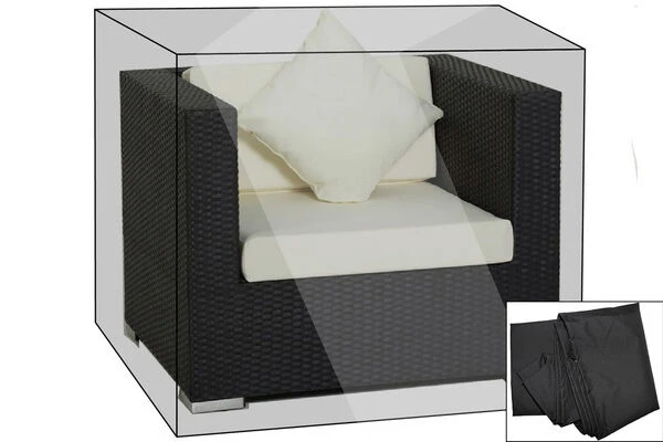 OUTFLEXX Premium Abdeckhaube Passend Z.B. Für TheBox Sessel, Schwarz, 92x87x68 Cm, Wasserbeständig 1 OUTFLEXX Premium Abdeckhaube Passend Z.B. Für TheBox Sessel, Schwarz, 92x87x68 Cm, Wasserbeständig