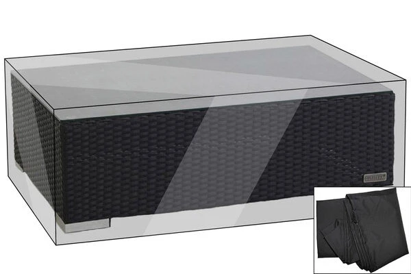 OUTFLEXX Premium Abdeckhaube Passend Z.B. Für Kaffeetisch, Schwarz, 97x67x28 Cm, Wasserbeständig 1 OUTFLEXX Premium Abdeckhaube Passend Z.B. Für Kaffeetisch, Schwarz, 97x67x28 Cm, Wasserbeständig