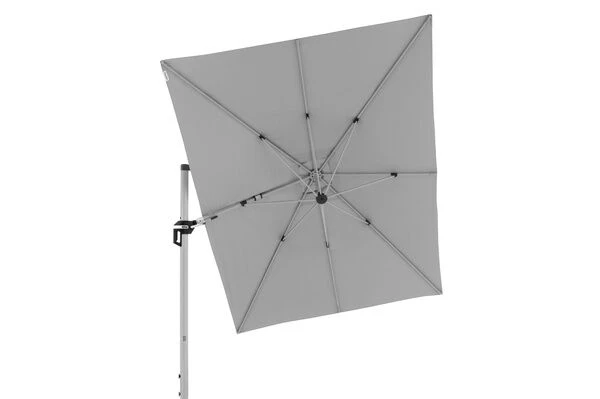 DOPPLER Active Pendelschirm, Hellgrau, Alu/Polyester, 350x260 Cm, Mit Kurbel 3 DOPPLER Active Pendelschirm, Hellgrau, Alu/Polyester, 350x260 Cm, Mit Kurbel – Bild 3