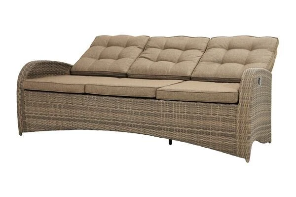 Ploß Rabida Comfort Dining / Lounge 3-Sitzer Sofa, Champagner-meliert, Polyrattan, 210x85x112 Cm, Verstellbar 20 Ploß Rabida Comfort Dining / Lounge 3-Sitzer Sofa, Champagner-meliert, Polyrattan, 210x85x112 Cm, Verstellbar – Bild 20
