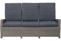 Ploß Vigo Comfort 3-Sitzer Speise-/Lounge-Sofa, Stahlgrau-meliert, Polyrattan, 210x84x110cm, Verstellbar -Garden Ease Wohnen Verkaufe 21633 12.jpg