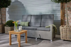 Ploß Vigo Comfort 3-Sitzer Speise-/Lounge-Sofa, Stahlgrau-meliert, Polyrattan, 210x84x110cm, Verstellbar -Garden Ease Wohnen Verkaufe 21633 3.jpg