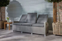 Ploß Vigo Comfort 3-Sitzer Speise-/Lounge-Sofa, Stahlgrau-meliert, Polyrattan, 210x84x110cm, Verstellbar -Garden Ease Wohnen Verkaufe 21633 7.jpg