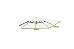 OUTFLEXX Ersatzdach Für Ampelschirme, Creme, Polyester, 300x300cm 7 OUTFLEXX Ersatzdach Für Ampelschirme, Creme, Polyester, 300x300cm -Garden Ease Wohnen Verkaufe 21755 4.jpg