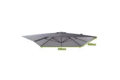OUTFLEXX Ersatzdach Für Ampelschirme, Anthrazit, Polyester, 300x400cm -Garden Ease Wohnen Verkaufe 21758 4.jpg