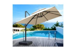 OUTFLEXX Ampelschirm, Anthrazit/creme, Aluminium/Polyester, 300x400cm, Rechteckig -Garden Ease Wohnen Verkaufe 21788 2.jpg