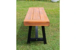 OUTFLEXX Bank, Natur/schwarz, Akazie, 160 X 36,5 X 45 Cm -Garden Ease Wohnen Verkaufe 21924 4.jpg