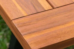 OUTFLEXX Bank, Natur/schwarz, Akazie, 160 X 36,5 X 45 Cm -Garden Ease Wohnen Verkaufe 21924 6.jpg