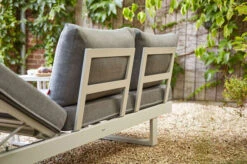 SIENA GARDEN Avenia Dining-Bank/Liege, Matt Weiß-grau/stone Grey, Aluminium, 73x195x70 Cm, Inkl. Sitz-und Rückenkissen -Garden Ease Wohnen Verkaufe 21999 9.jpg