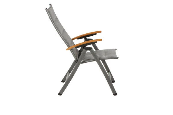 SIENA GARDEN Savina XL/Kingston Esstischgarnitur, Matt Graphit/grau/slate Look, Alu/Teak/Keramik/Texfabric, Tisch 220/340x108 Cm, 10 Multipos. 6 SIENA GARDEN Savina XL/Kingston Esstischgarnitur, Matt Graphit/grau/slate Look, Alu/Teak/Keramik/Texfabric, Tisch 220/340x108 Cm, 10 Multipos. – Bild 6