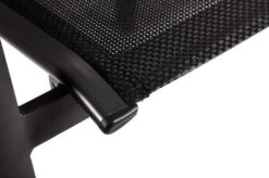 OUTFLEXX Esstischgarnitur, OUTFLEXX® Anthrazit Matt, Alu / Spraystone / Textil, Tisch 180/280x100cm, 8 Stapelsessel -Garden Ease Wohnen Verkaufe 22137 18.jpg