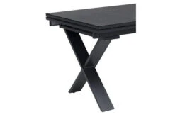 OUTFLEXX Esstischgarnitur, OUTFLEXX® Anthrazit Matt, Alu / Spraystone / Textil, Tisch 180/280x100cm, 8 Stapelsessel -Garden Ease Wohnen Verkaufe 22137 9.jpg