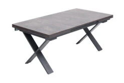 OUTFLEXX Esstischgarnitur, OUTFLEXX® Anthrazit Matt, Alu /HPL / Teak, Tisch 180/280x100cm, 10 Multipositionssessel -Garden Ease Wohnen Verkaufe 22148 6.jpg