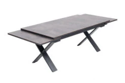 OUTFLEXX Esstischgarnitur, OUTFLEXX® Anthrazit Matt, Alu / HPL / Textil, Tisch 180/280x100cm, 6 Multipositionssessel -Garden Ease Wohnen Verkaufe 22155 8.jpg