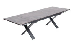 OUTFLEXX Esstischgarnitur, OUTFLEXX® Anthrazit Matt, Alu / HPL / Textil, Tisch 180/280x100cm, 6 Stapelsessel, 2 Multipo -Garden Ease Wohnen Verkaufe 22162 11.jpg