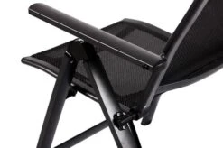 OUTFLEXX Esstischgarnitur, OUTFLEXX® Anthrazit Matt, Alu / HPL / Textil, Tisch 180/280x100cm, 6 Stapelsessel, 2 Multipo -Garden Ease Wohnen Verkaufe 22162 16.jpg