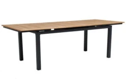 OUTFLEXX Esstischgarnitur, OUTFLEXX® Anthrazit Matt, Alu / Teak / Textil, Tisch 180/240x100cm, 6 Multipositionssessel -Garden Ease Wohnen Verkaufe 22185 6.jpg