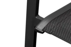 OUTFLEXX Esstischgarnitur, OUTFLEXX® Anthrazit Matt, Alu / Teak / Textil, Tisch 180/240x100cm, 6 Stapelsessel -Garden Ease Wohnen Verkaufe 22187 13.jpg