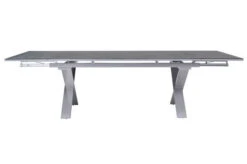 OUTFLEXX Esstischgarnitur, Silber, Alu / Spraystone / Textil, Tisch 180/280x100cm, 10 Multipositionssessel -Garden Ease Wohnen Verkaufe 22213 12.jpg