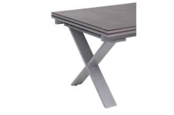 OUTFLEXX Esstischgarnitur, Silber, Alu / HPL / Textil, Tisch 180/280x100cm, 8 Stapelsessel, 2 Multipo -Garden Ease Wohnen Verkaufe 22228 11.jpg