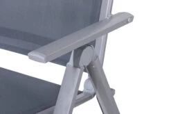 OUTFLEXX Esstischgarnitur, Silber, Alu / HPL / Textil, Tisch 180/280x100cm, 8 Stapelsessel, 2 Multipo -Garden Ease Wohnen Verkaufe 22228 16.jpg