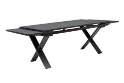 OUTFLEXX Esstischgarnitur, Anthrazit, Alu / Keramik / Textil, 180/280x100cm, 2 Multipo, 4 Stapelsessel -Garden Ease Wohnen Verkaufe 22235 8.jpg