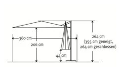 Schneider® SCHNEIDER Rhodos Twist Ampelschirm, Natur, 300x300 Cm, Quadratisch -Garden Ease Wohnen Verkaufe 22315 5.jpg